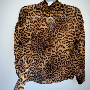H & M, Size Small, cheetah